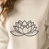 Bloom in Detail A detailed illustration of the lotus flower in various stages of bloom, suitable for vector art designs.