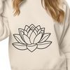Beautiful Lotus Flower Design A stylized lotus flower design, suitable for various applications including graphic design and crafting.