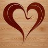 A simple vector illustration of a love heart shape, suitable for digital design.