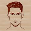 Free Downloadable Man SVG Graphic A detailed illustration of a male figure created as a vector art graphic.