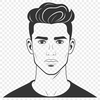 Beautiful Male Vector Art A single male figure designed as vector art.