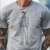 Elegant Man Illustration A stylized illustration of a man.