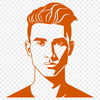 Simple Male Line Art A simple line art illustration of a male figure in a neutral pose, suitable for clipart and vector design.