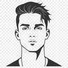 Vector Male Figure Illustration A digital illustration of a male figure in vector format.