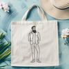 Adult Male Silhouette A vector graphic representation of an adult man with facial hair.