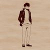 Beautiful Male Character Illustration A male figure designed as vector art for various digital applications.