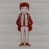 Male Vector Graphic Figure in SVG Format A male figure rendered as a vector graphic in SVG format.