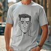 Man Illustration A vector illustration of a male figure, suitable for digital design and cutting machine applications.