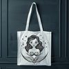 Mythical Sea Siren Graphic A mythical underwater creature with a humanoid upper body and fish-like lower body.