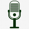 Sleek Microphone Illustration An illustration of a microphone with sleek lines and metallic details suitable for vector art designs.