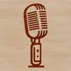 Sleek Microphone Design Close-up illustration of a microphone, featuring a sleek design with technical components.