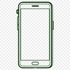 Mobile Phone Icon Design A smartphone design made from vector art.