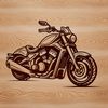 Motorbike Vector Graphics A vector graphic representation of a motorbike with detailed engine components.