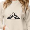 Textured Mountain Vector Graphic A digital illustration of a mountain with textured terrain and subtle shading, suitable for cutting machine designs or print.