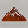 Illustrated mountain landscape with varied terrain and elevation levels, suitable for vector design projects.