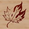 Natural Leaf Vector Graphic An open-source vector graphic representation of a natural leaf design.