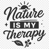 Beautiful Nature Quotes SVG Illustration Nature-inspired quote graphic with clean lines and elegant typography, suitable for various design applications.
