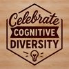 Neurodiversity Inspirations for Autism Awareness Neurodiversity quote graphic with inspirational text about autism and ADHD awareness.