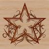 Free Ornate Star Clip Art Ornate Christmas star design for crafting and DIY projects.