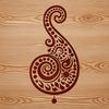 Whimsical Pattern Embellishment Ornate paisley pattern design