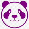 A high-quality vector illustration of a panda in its natural habitat.