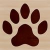 High-quality SVG paw print design featuring detailed illustrations of animal paws.