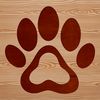 Cute Animal Footprints Design Paw prints design in vector format featuring animal footprints.