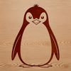 Beautiful Penguin SVG for Personal Projects A digital illustration of a penguin, created as vector art for various design applications.