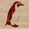 Wildlife Illustration - Penguin in Natural Habitat A stylized illustration of a penguin in its natural habitat.