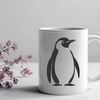 Free Vector Art of a Happy Penguin A simplified illustration of a penguin in vector format.