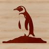 Antarctic Wildlife Illustration A vector graphic representation of a wild animal found in Antarctica.