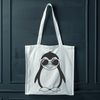 Cool Penguin Character in Vector Format A cartoon penguin wearing sunglasses in a vector design format.