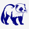 A high-quality digital illustration of a ferret, suitable for commercial or personal use.