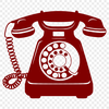 Clean Telephone Graphic Design A simple telephone graphic designed as vector art.