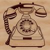 Free SVG Phone Download A digital telephone icon in vector format.