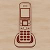 Telephone Icon in Vector Format A high-quality digital representation of a telephone icon in vector format.