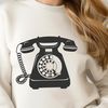 Free Vector Telephone Graphic A digital representation of a classic telephone, created as a vector graphic.