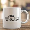 Classic Pickup Truck Illustration in Multiple Angles A detailed illustration of a classic pickup truck in various angles.