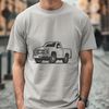 Free Vector Illustration of a Pickup Truck A detailed digital design of a pickup truck made from scalable SVG graphics.