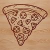 Crispy Italian-Style Pizza Vector Illustration A vector design of a traditional Italian-style pizza featuring a crispy crust, savory sauce, and various toppings.