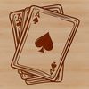 Unique Playing Card Design A set of playing cards with the ace of spades prominently displayed, suitable for various design projects.