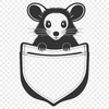 Cute Marsupial Design A small, nocturnal marsupial with a pouch and sharp claws, native to Australia.