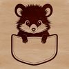 Wild Creature Vector Illustration A vector illustration of a possum in its natural habitat.
