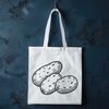 Beautiful Line Drawing Potato A simple line drawing illustration of a potato, suitable for vector design projects.