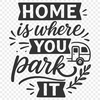 Vacation Vibes Digital Art Quote A digital illustration of a vacation-themed quote with bold typography and colorful graphics.