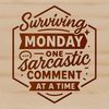 Humorous quote illustration in simple vector design for commercial or personal use.