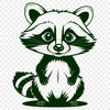Raccoon SVG Graphic Design An SVG graphic featuring a raccoon design suitable for various applications.