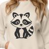 Detailed Texture Vector Graphic A digital illustration of a raccoon with detailed fur texture.