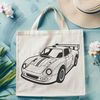 High-speed racing car designed as vector art, suitable for various digital applications and cutting machines.