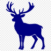 An SVG design featuring a reindeer animal as part of Christmas-themed graphics.